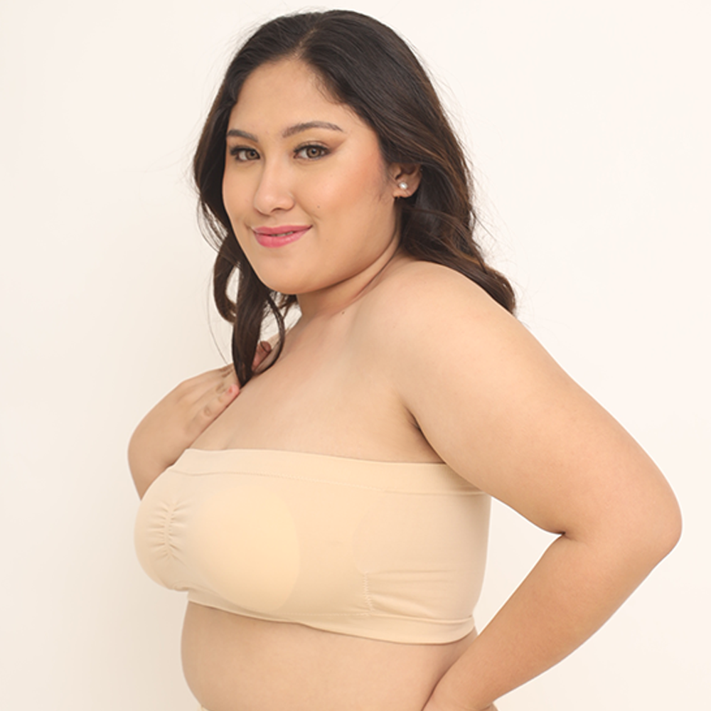 Plus size on sale tube bra