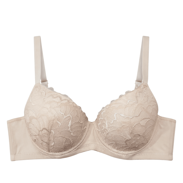 Lady Grace Intimates Elegant Molded Lace Cup Bra with Wire 5498