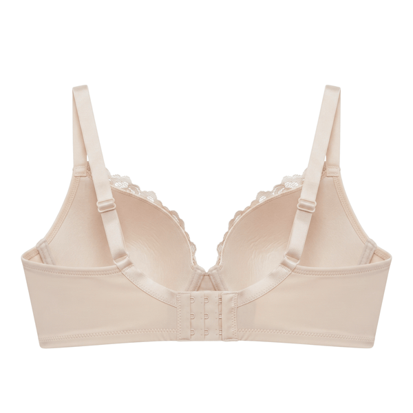 Lady Grace Intimates Elegant Molded Lace Cup Bra with Wire 5498