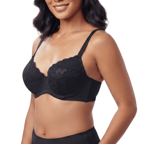 Lady Grace Intimates Elegant Molded Lace Cup Bra with Wire 5498