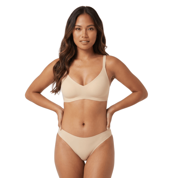 Lady Grace Intimates Brazilian Cut Seamless Thong Panty 6921