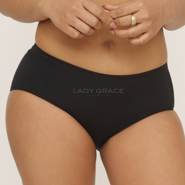 Lady Grace Intimates Mid Rise Seamless Panty 6564