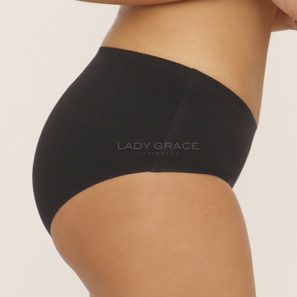 Lady Grace Intimates Mid Rise Seamless Panty 6564