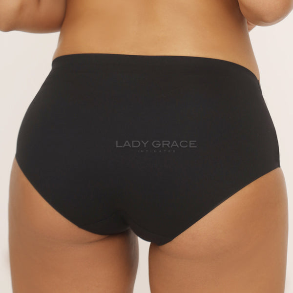 Lady Grace Intimates Mid Rise Seamless Panty 6564