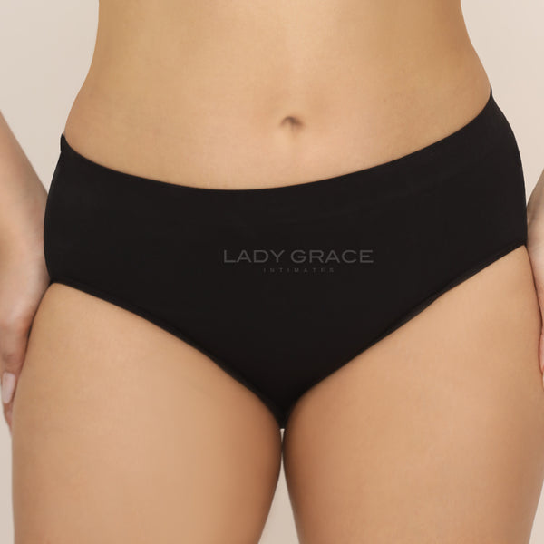 Lady Grace Mid Rise Panty in Seamless Fabric 6562