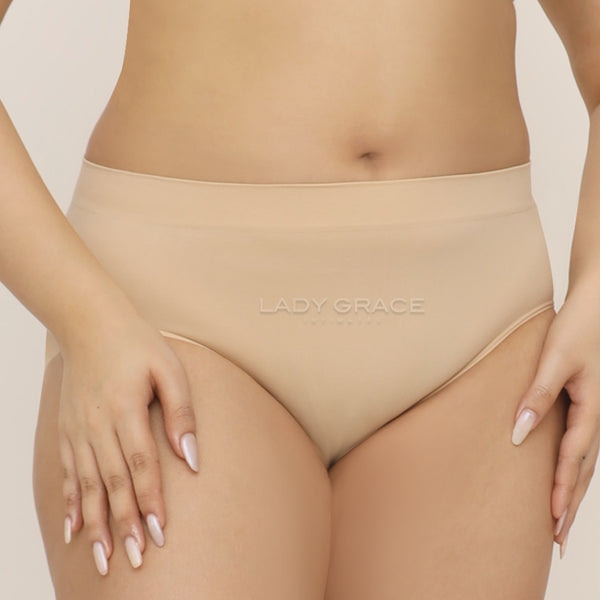 Lady Grace Mid Rise Panty in Seamless Fabric 6562