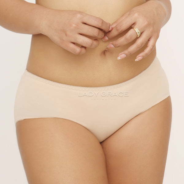 Lady Grace Plus Size Mid Rise Panty 6485
