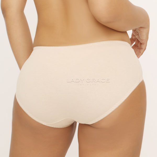 Lady Grace Plus Size Mid Rise Panty 6485