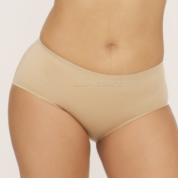 Lady Grace Intimates Mid Rise Seamless Panty 6564