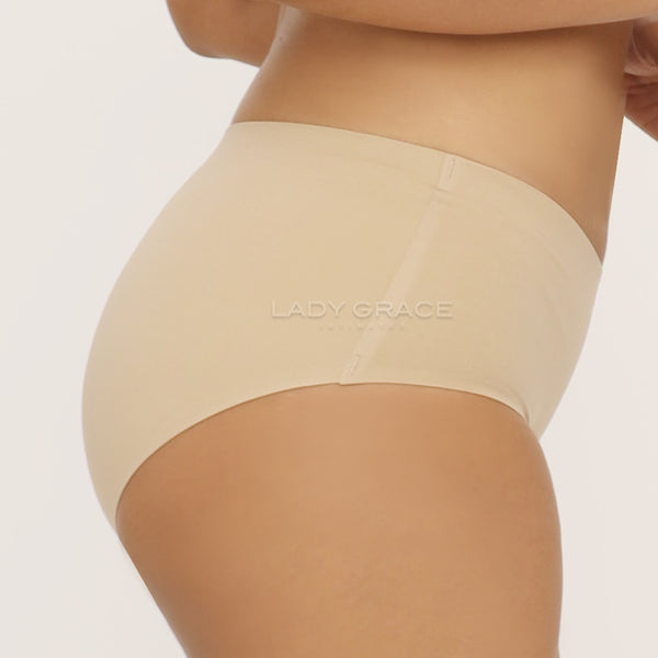Lady Grace Intimates Mid Rise Seamless Panty 6564