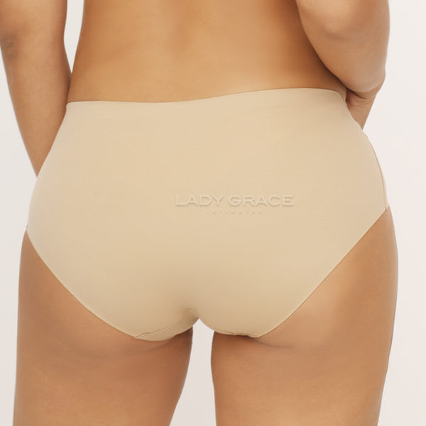Lady Grace Intimates Mid Rise Seamless Panty 6564