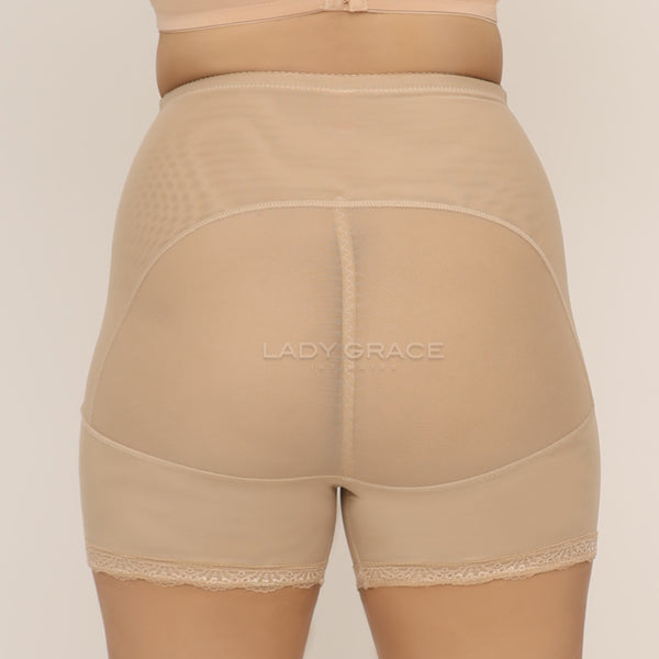 Lady Grace Shorts with Tummy Control w/ Hook and Eye Enclosure 8577