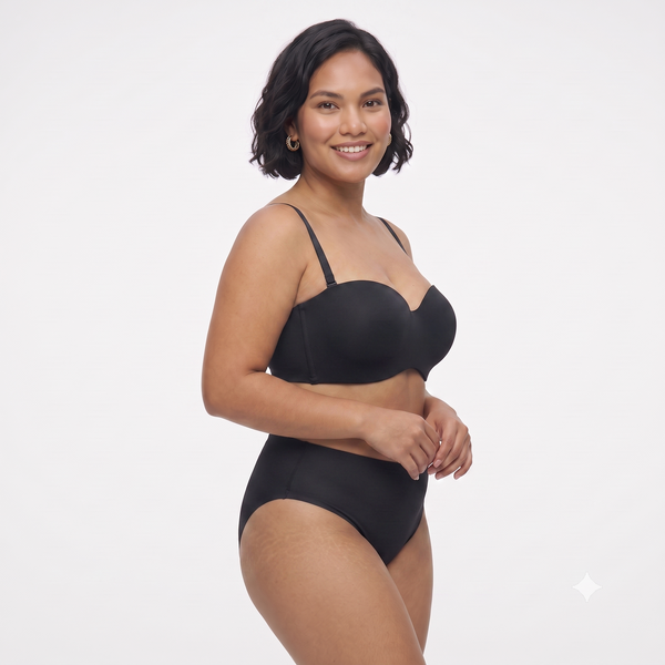Lady Grace Intimate Plus-size Seamless Bandeau Bra with wire 5935