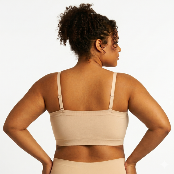 Lady Grace Plus-size Tube Bra with Removable Straps 3125