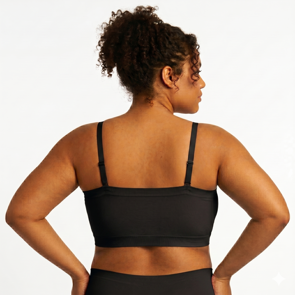 Lady Grace Plus-size Tube Bra with Removable Straps 3125