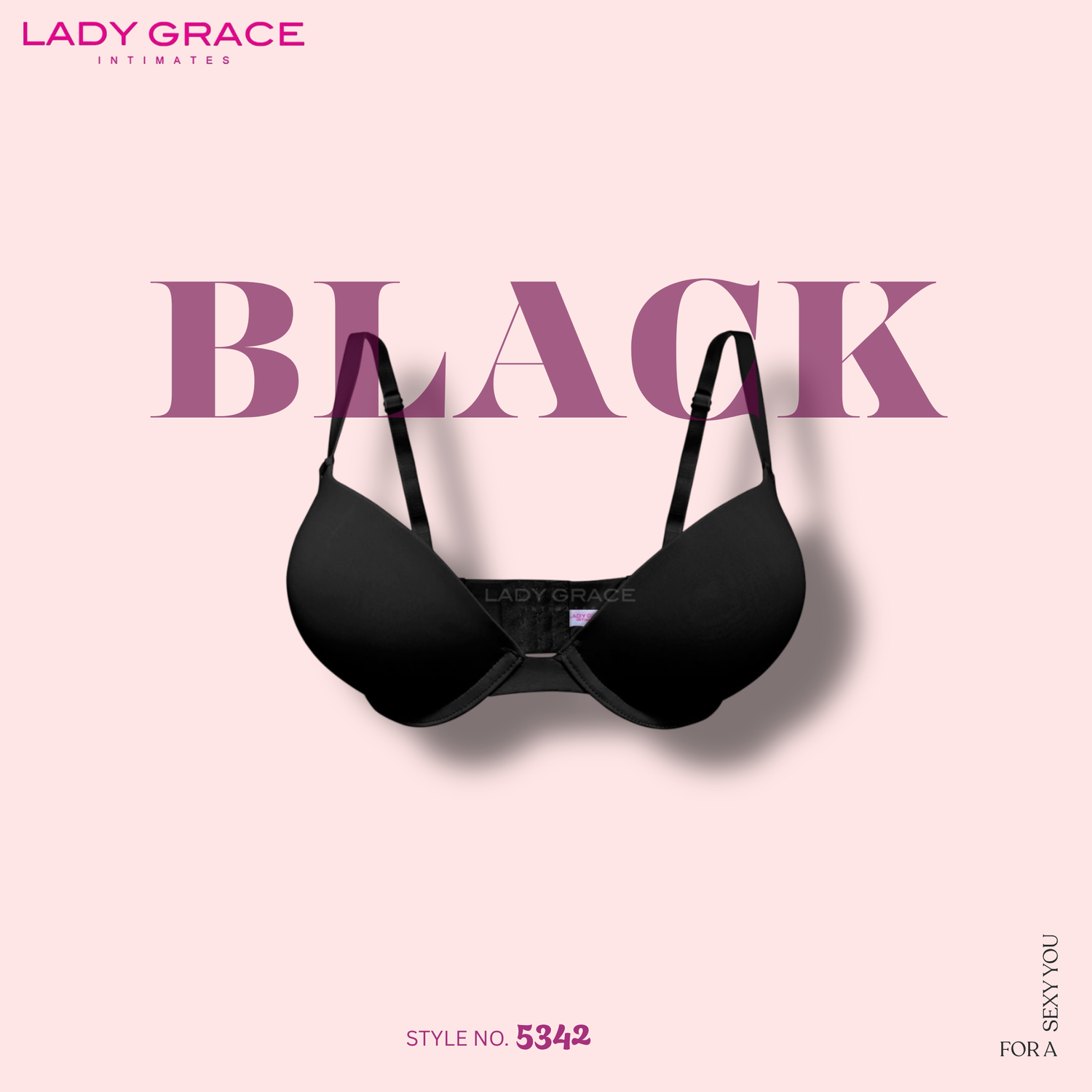 Lady Grace Double Padded Push-up Bra with Wire 5342
