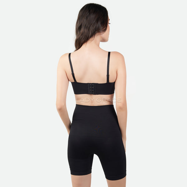 Lady Grace Intimates Seamless Bandeau Bra with Removable Straps 5347