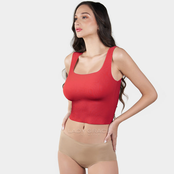 Lady Grace Intimates Seamless Cropped Bra 2506