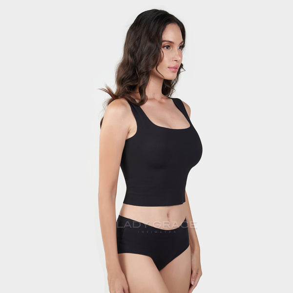 Lady Grace Intimates Seamless Cropped Bra 2506