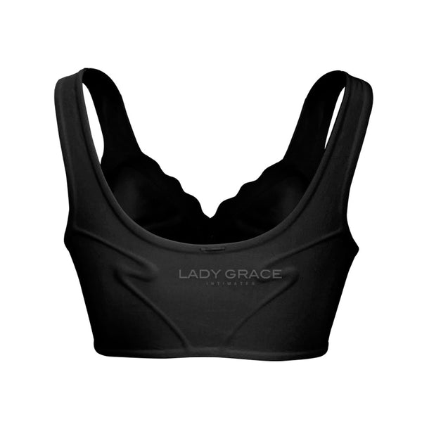 Lady Grace Intimates Seamless Molded Bra with Front Button 5403