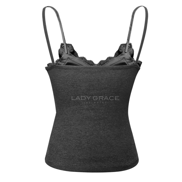Lady Grace Intimates Sando Lace with Built in Pads 4056