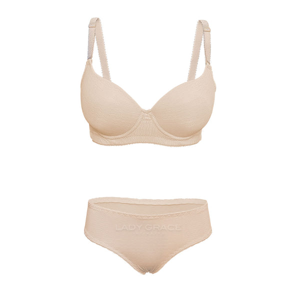 Lady Grace Non-wire Molded Bra with Panty 5405