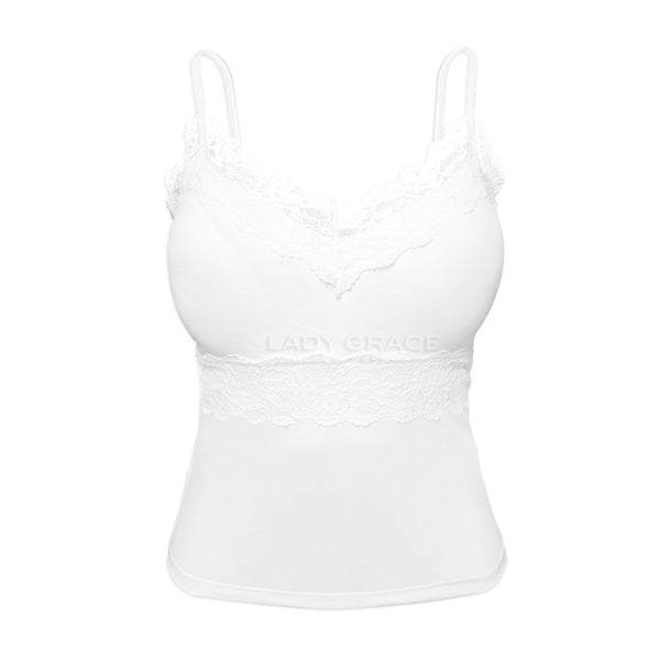 Lady Grace Intimates Sando Lace with Built in Pads 4056