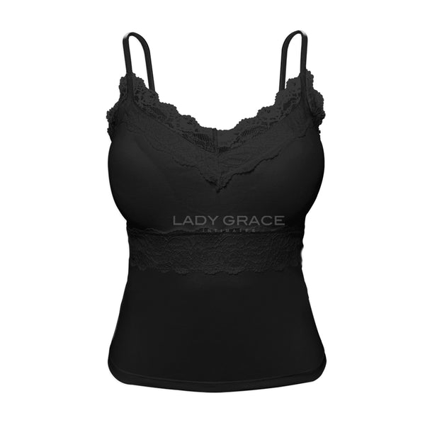 Lady Grace Intimates Sando Lace with Built in Pads 4056