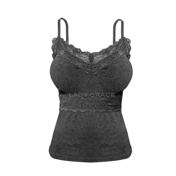 Lady Grace Intimates Sando Lace with Built in Pads 4056
