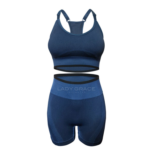 Lady Grace Intimates Racerback Sports Bra with Shorts 5748