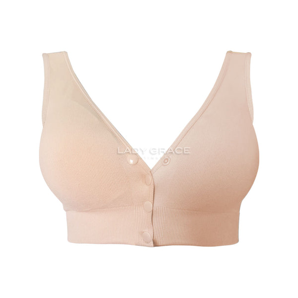 Lady Grace Intimates Front button opening Mastectomy/Nursing Bra 5429
