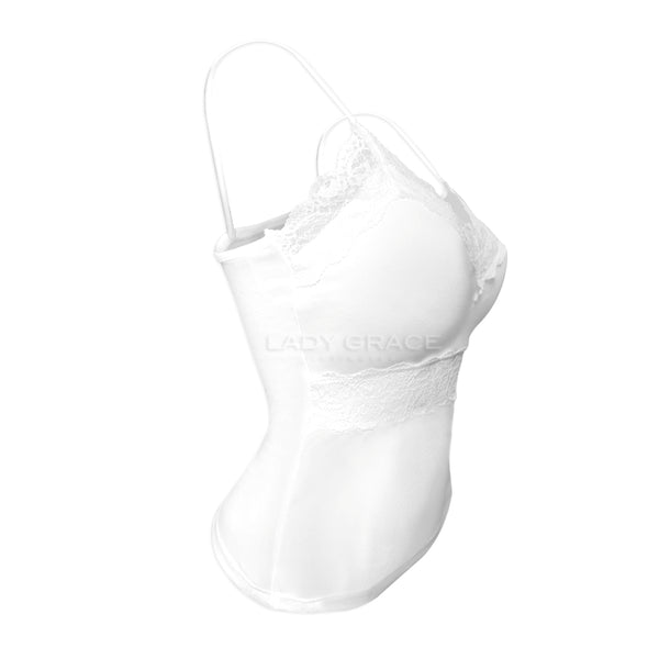 Lady Grace Intimates Sando Lace with Built in Pads 4056