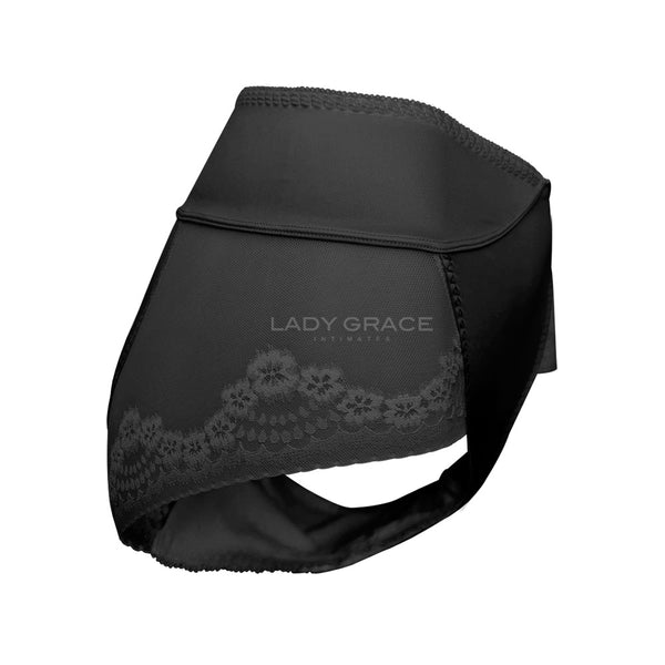 Lady Grace Intimates Plus Size Lace trimmed full Panty 60004