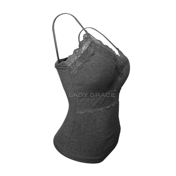 Lady Grace Intimates Sando Lace with Built in Pads 4056