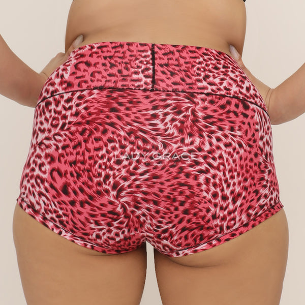 Lady Grace High Waist Animal Print Panty with Light Tummy Control 6413