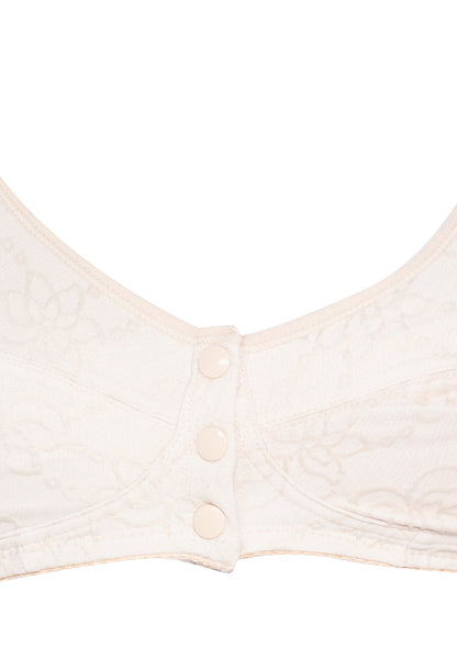 Lady Grace Front Button Nursing Bra (Wide Straps) - 5908