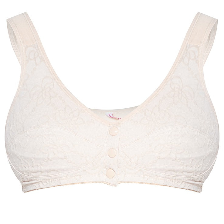 Lady Grace Front Button Nursing Bra (Wide Straps) - 5908