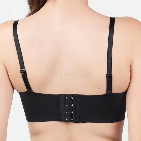 Lady Grace Seamless Bandeau Bra with Removable Straps 5347