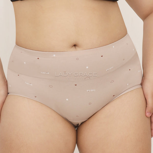 Lady Grace Plus Size Mid Rise Panty 6481