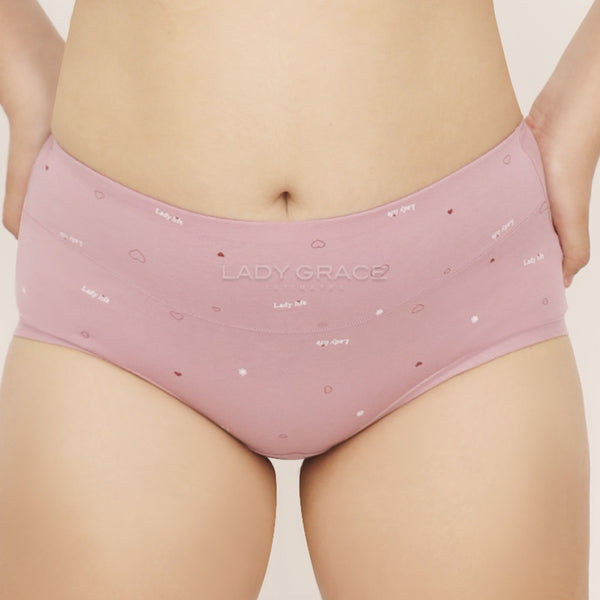 Lady Grace Plus Size Mid Rise Panty 6481