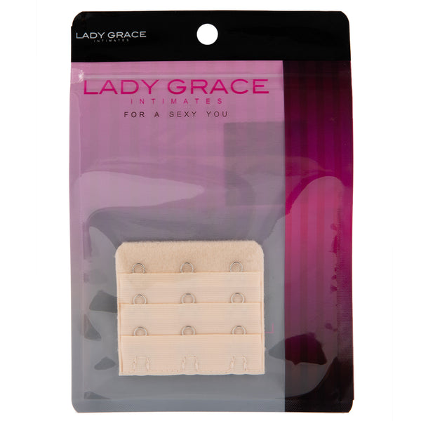 Lady Grace Intimates Bra Extender Triple Metal Eyelet - B107