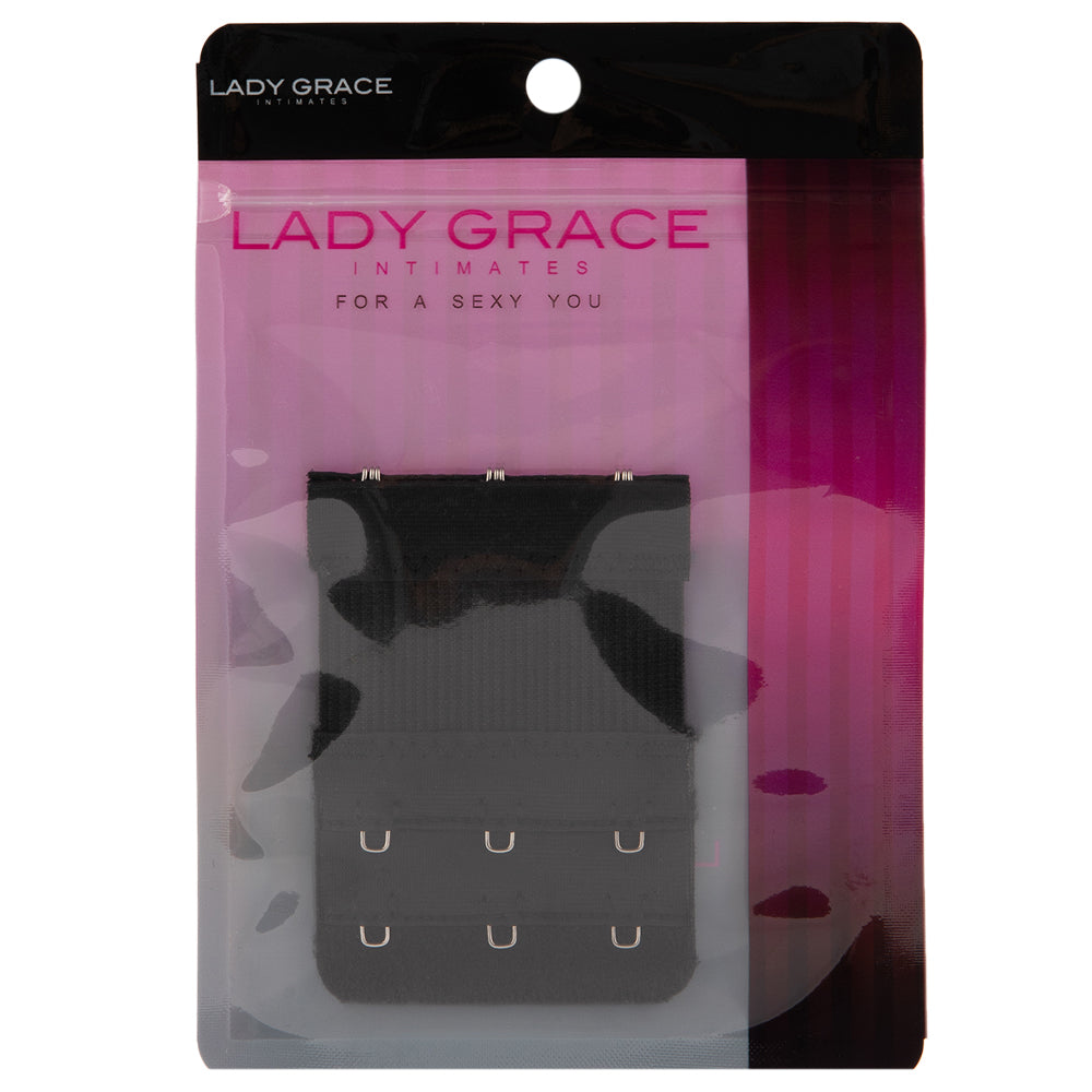 Lady Grace Intimates Bra Extender Triple Metal Eyelet - B108