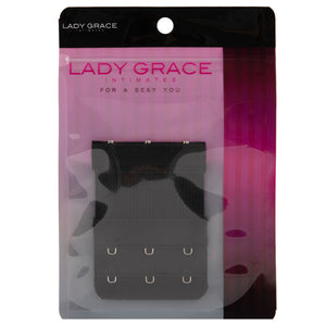 Lady Grace Intimates Bra Extender Triple Metal Eyelet - B108