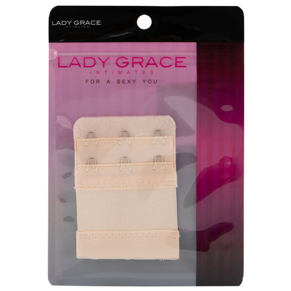 Lady Grace Intimates Bra Extender Triple Metal Eyelet - B108