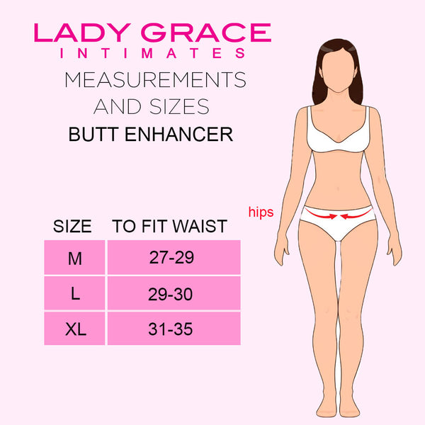 Lady Grace Butt Enhancer Low Rise with Graphic - 385
