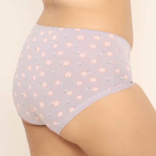 Lady Grace Mid Rise Floral Panty 6462