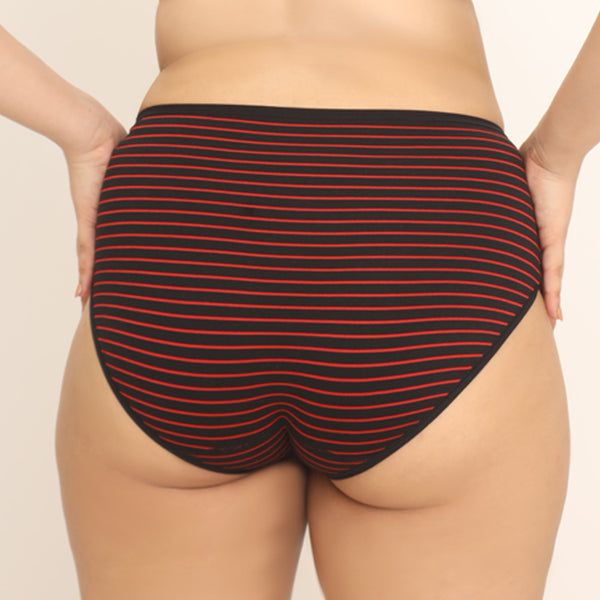 Lady Grace Intimates Stripes Full Panty - 6196